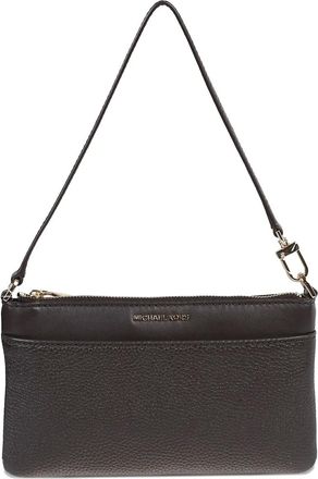 Michael Kors Borsa a spalla in pelle con zip - Marrone