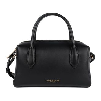 Lancaster Tassen, Dames, Zwart, ONE Size, Leer, Donna Cube Sac Trotteur Zipp&eacute;