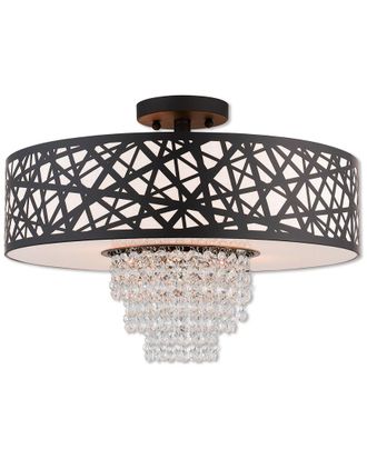 Livex Lighting Livex Allendale 4 Light BZ Ceiling Mount