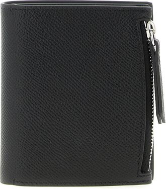 Maison Margiela Textured Calfskin Card Case - Black