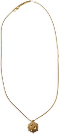 Chanel 1990-2000 ball pendant necklace - women - Gold Plated/Acrylic - One Size