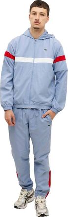 Lacoste Sport Colour-Block Trainingspak - Heren - Trainingspakken - Blauw - L - Polyester - Fitness