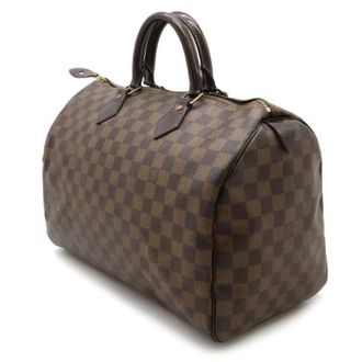 Louis Vuitton Pre-owned Handbags, female, Brown, Size: ONE SIZE Pre-owned Damier Speedy 35 Handbag