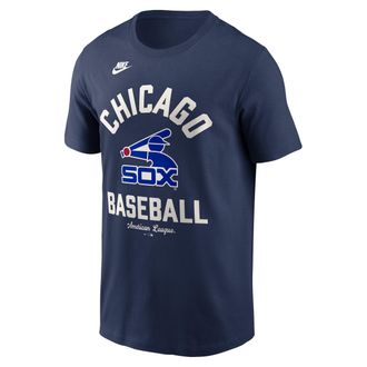Nike Chicago White Sox Cooperstown Nike Mens MLB T-Shirt in Blue | N19944BCWS-079
