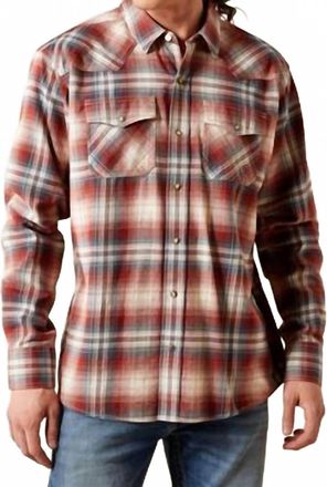 Ariat Harper Retro Fit Plaid Shirt In Red