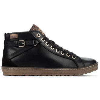 Pikolinos Lagos 901-7312 Textile Leather Womens Ankle Boots - Black - Size:UK 7-7.5