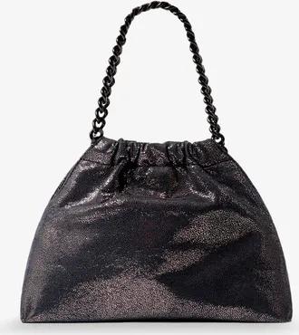 Stella McCartney Womens Shoulder Bag Falabella Eco Black Polyester