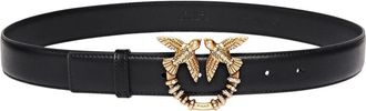 Pinko Pinko, Dames, Accessoires, Zwart, Maat: L Leer