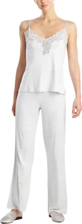 Natori Feathers Essentials Lace Cami Pajama Set