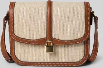 Mango Crossbody Bag in Flecht-Optik Modell Bilmac in Mittelbraun, Gr&ouml;&szlig;e 1