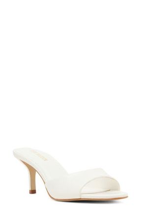 Steve Madden Kendrix Sandal in White Leather at Nordstrom, Size 8.5