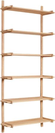 K Home Modulares Design Regal Sitro 90 x 202 cm, massives Eichenholz