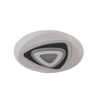 Lindby L&aacute;mpara de techo LED de pl&aacute;stico blanco