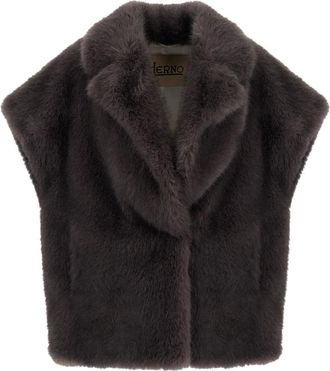 Herno Chaqueta de manga corta con cuello de solapa - Jackets - Mujer - Gris - S