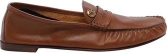 Versace Rovere Guanto Leather Loafers