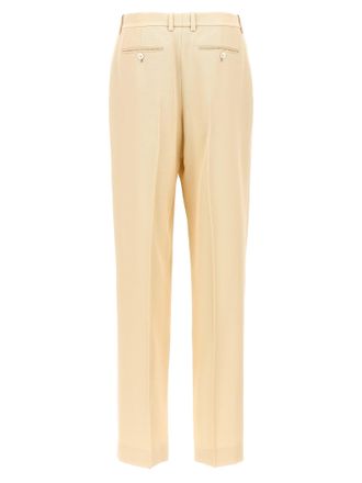 Tom Ford Womens Beige Silk Dress Pants