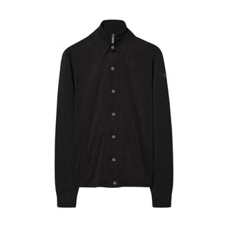 Roberto Ricci Design Nabucco Max Overshirt Soft Knit - Jackets - Hombre - Negro - 2XL