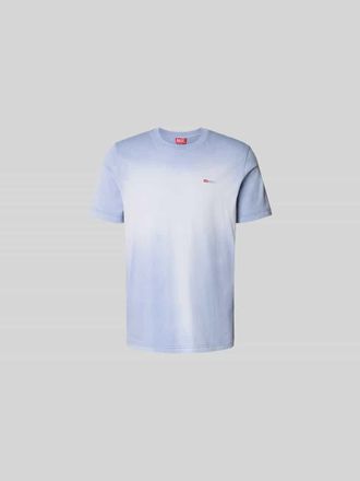 Diesel Regular Fit T-Shirt aus reiner Baumwolle in Hellblau, Gr&ouml;&szlig;e M