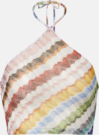 Missoni Halterneck crop top