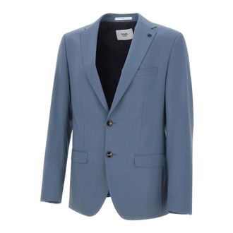 Digel Heren, Jassen, Blauw, Maat: 2XL Wol