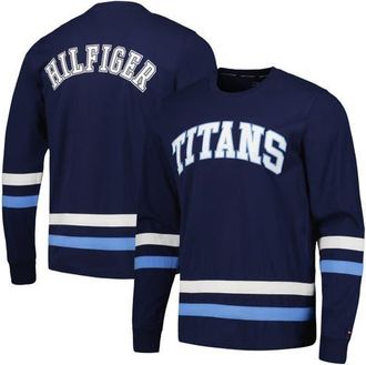 Tommy Hilfiger Mens Tommy Hilfiger Navy/Light Blue Tennessee Titans Nolan Long Sleeve T-Shirt at Nordstrom, Size Large