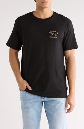 Billabong Hawaii Island Chain Graphic T-Shirt in Black at Nordstrom Rack, Size Small