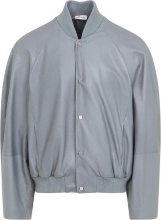 Fear of God Grey Solid Bomber Jacket