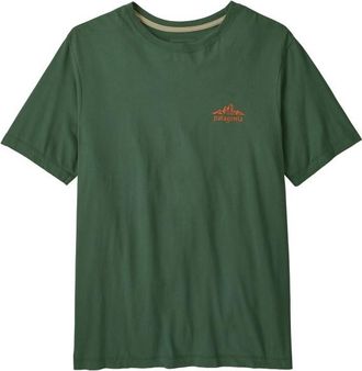 Patagonia Cloud Crag T-Shirt T-Shirt f&uuml;r Herren | gr&uuml;n/oliv