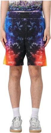 Casablanca Korte Broeken, Heren, Veelkleurig, S, Multicolor Trekkoord Casual Shorts