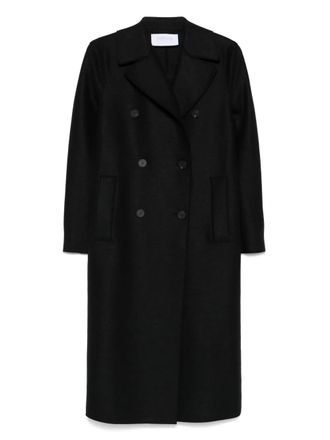 Harris Wharf London double-breasted wool coat - Black