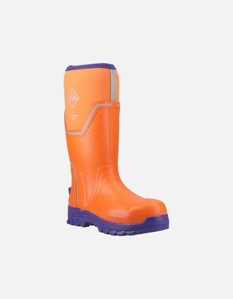 The Original Muck Boot Company Mens Grit S5 Mens Wellingtons - Orange - Size: 10