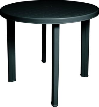 Dmora Dmora Table DExt&eacute;rieur Ronde, Made In Italy, 90x90x72 Cm, Couleur Vert