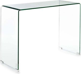 Oresteluchetta Consola Compacta De Entrada De Vidrio Transparente Moderna Little Mesa