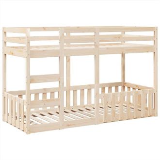 vidaXL Bunk Bed 75x190 cm Solid Wood Pine Vidaxl