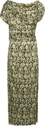Americandreams Camelia Dress - Dames - Maxi kleedjes - Groen - S - Kleedjes