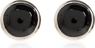 Marni Messing Oorbellen - Dames - Oorbellen - Zwart - ONE Size - Accessoires