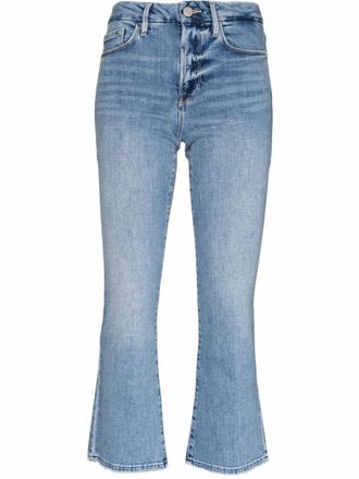 Frame Denim Le Crop Mini Boot jeans - women - Modal/Cotton/Spandex/Elastane/Elastodiene - 24 - Blue