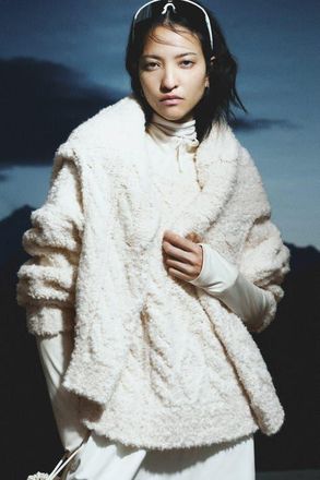 H&M Cable-knit Jumper in Cream at Nordstrom, Size X-Small
