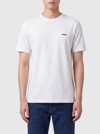 HUGO BOSS Set di tre t-shirt in cotone con logo a contrasto