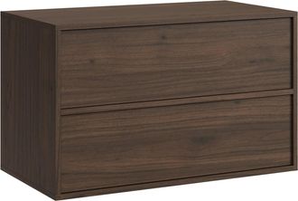 Badplaats Badplaats Mueble De Ba&ntilde;o Mali 80 Cm X 46 Cm - Marr&oacute;n Nogal - M