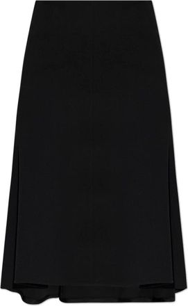 Jil Sander Asymmetrische Rok - Dames - Midirokken - Zwart - XS - Rokken