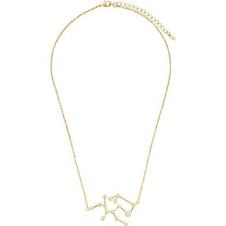 Sterling Forever Constellation Necklace in Gold - Sagittarius at Nordstrom