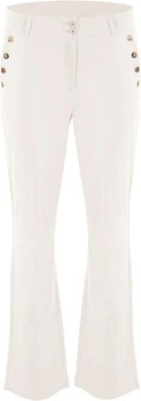 ZiZo Roxanne-Broek Su 23.Rox. 006 Oofwhite - Dames - Slim Fit Broeken - Beige - 2XL - Broeken