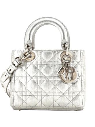 Dior My Lady Dior Bag Cannage Quilted Leather satchel - Zilver