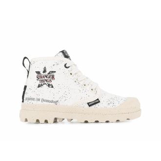 Palladium Pampa Hellfire Kid x Stranger Things hoge sneakers