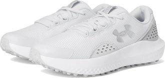 Under Armour Surge Golf Cleats Mens Golf Shoes Halo Gray/Halo Gray/Metallic Silver : 10.5 D - Medium