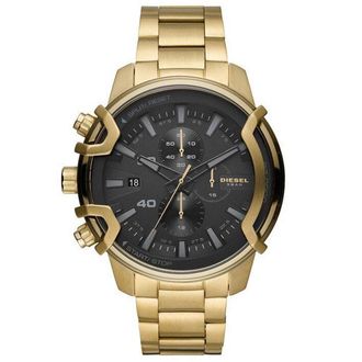 Diesel DZ4522 Griffed Chronograph Gold Black Mens Watch - One Size