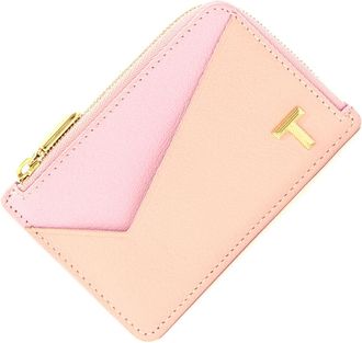 Tiffany & Co. Pink Leather Coin Purse/Coin Case (Pre-Owned)