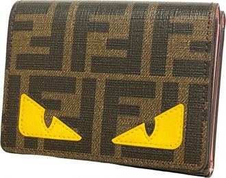 Fendi Brown Pvc Wallet (Tri-Fold) (Pre-Owned)