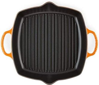 LE CREUSET Parrilla Cuadrada 2 Mangos Sig 30 Cm Horno Rojo